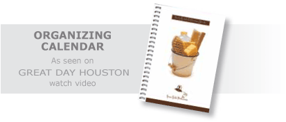 Organizing Calendar Book.